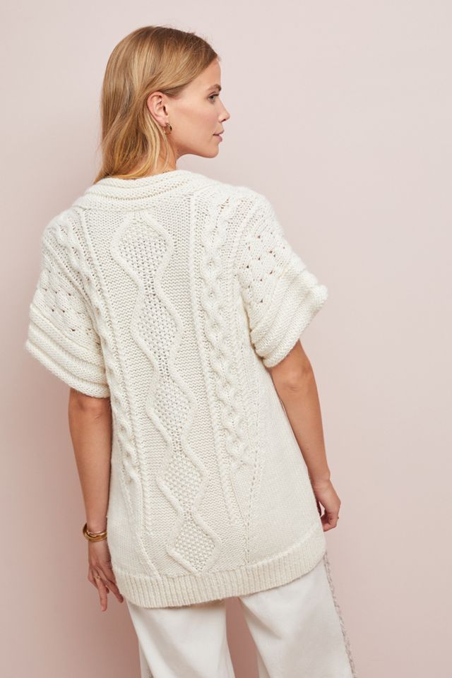 Frosty Cable-Knit Pullover #1