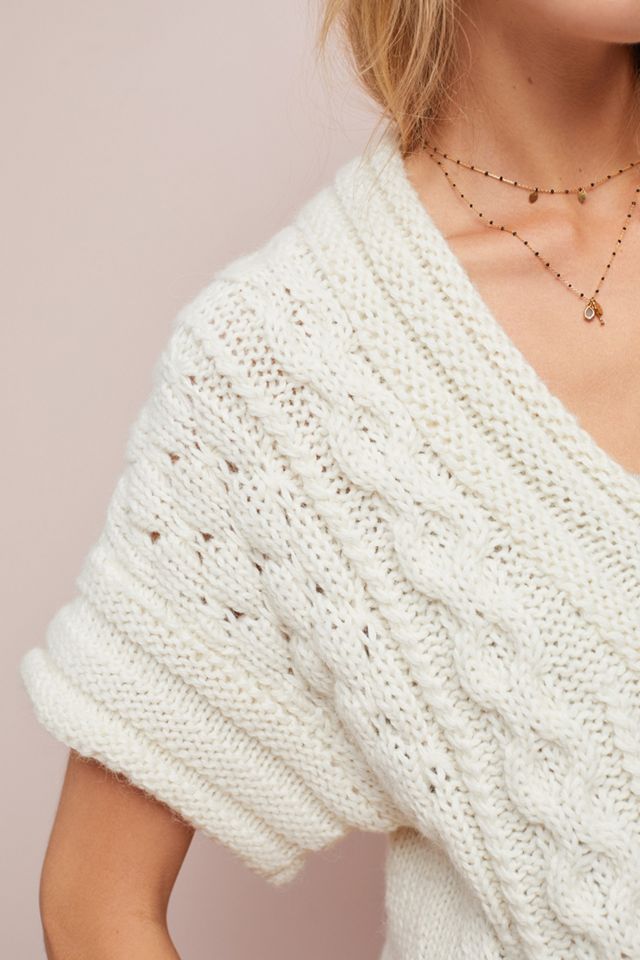 Frosty Cable-Knit Pullover #3