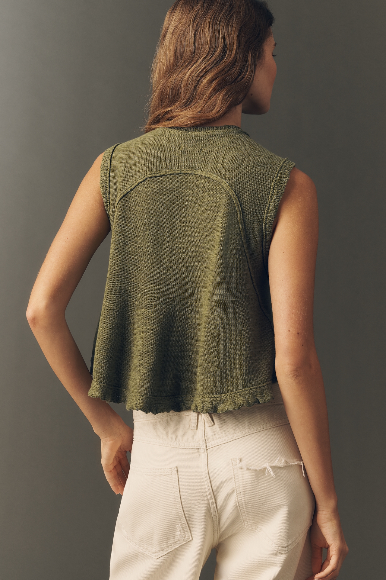 Pilcro Crew-Neck Swing Tank