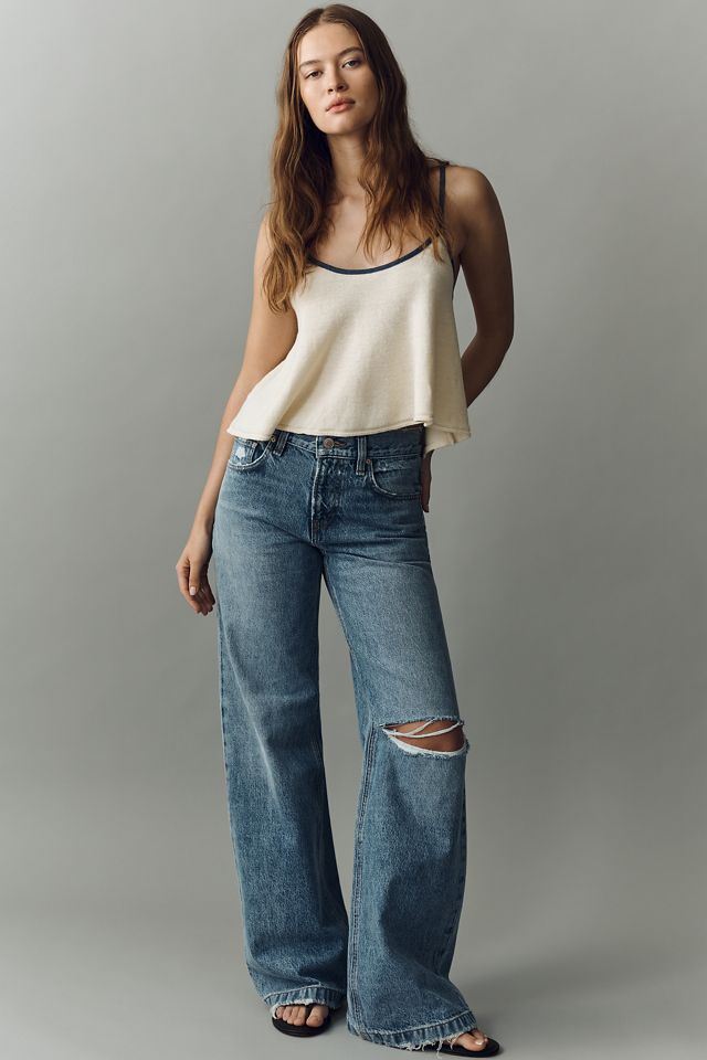 Pilcro Linen Cotton Sleeveless Sweater Tank #2