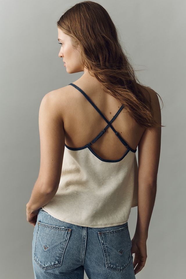 Pilcro Linen Cotton Sleeveless Sweater Tank #3