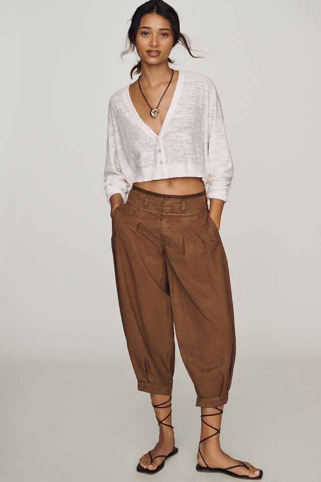 Pilcro Fine Gauge Linen Cardigan #2