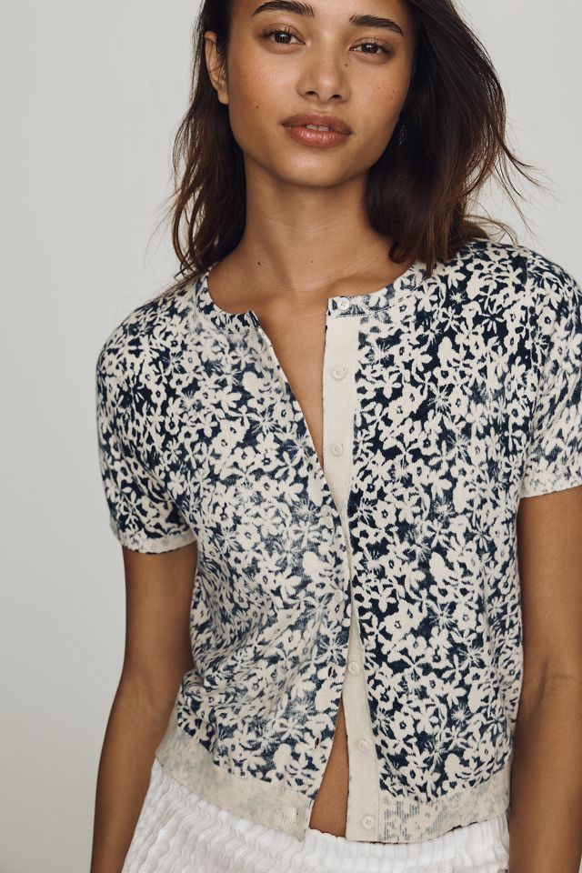 By Anthropologie Short-Sleeve Cardigan #1