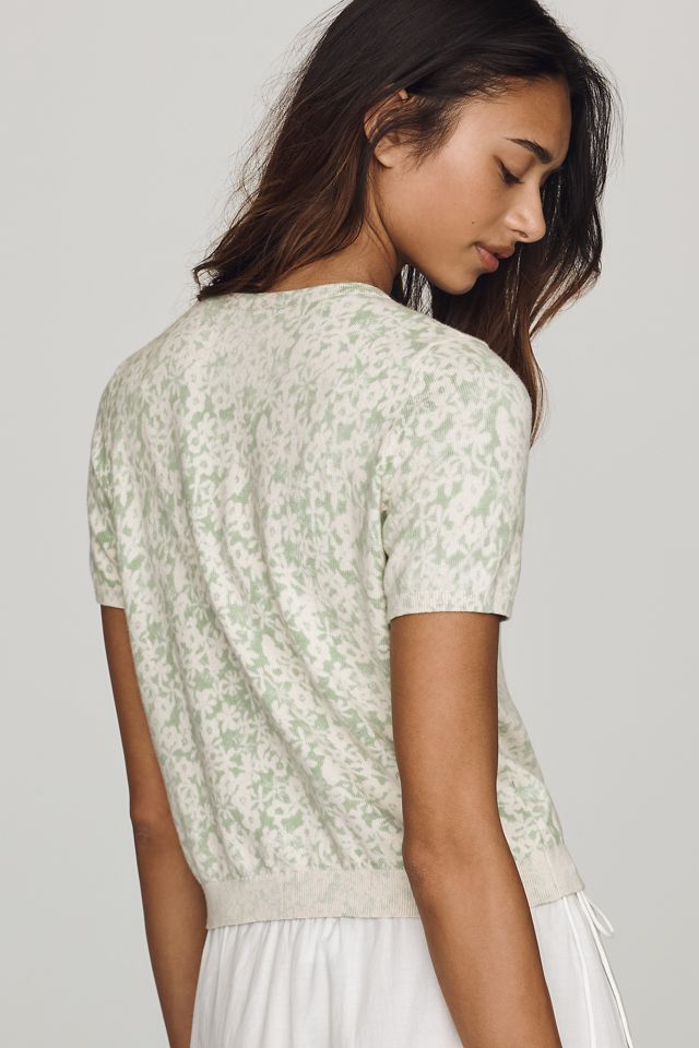 The Juliet Crew-Neck Cardigan: Floral Edition #3