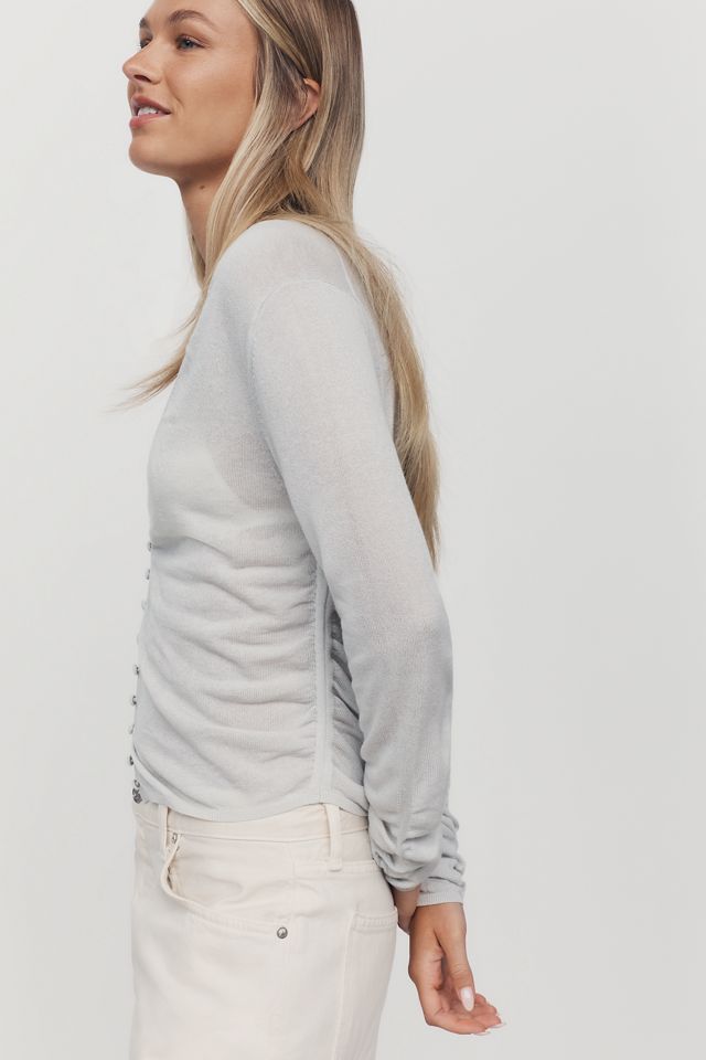By Anthropologie Ruched Sweater #1