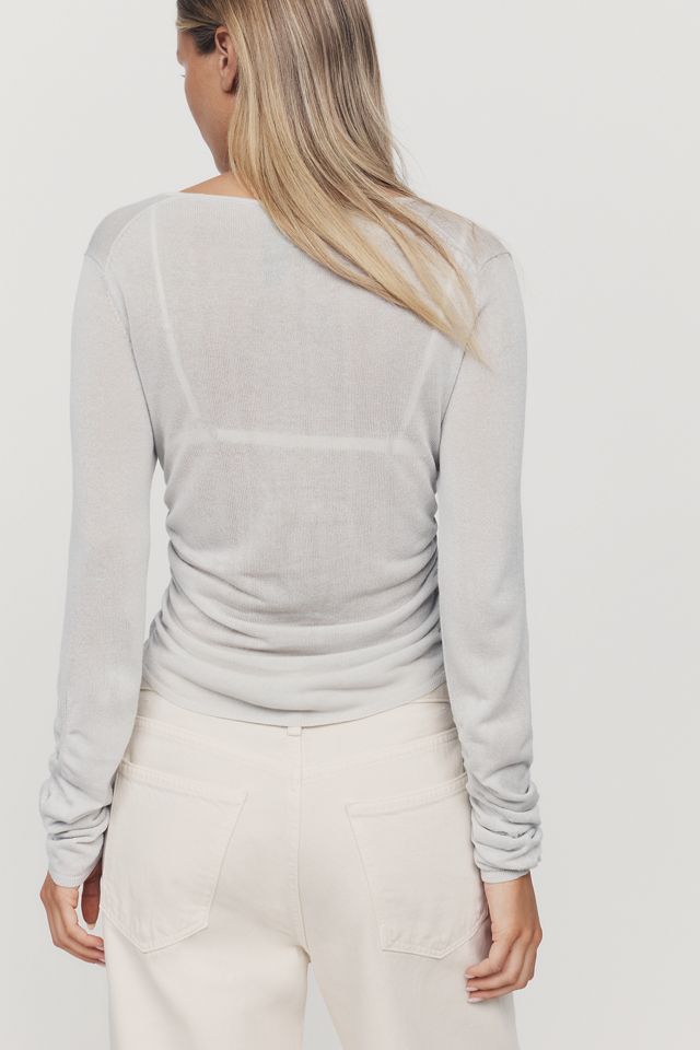 By Anthropologie Ruched Sweater #2