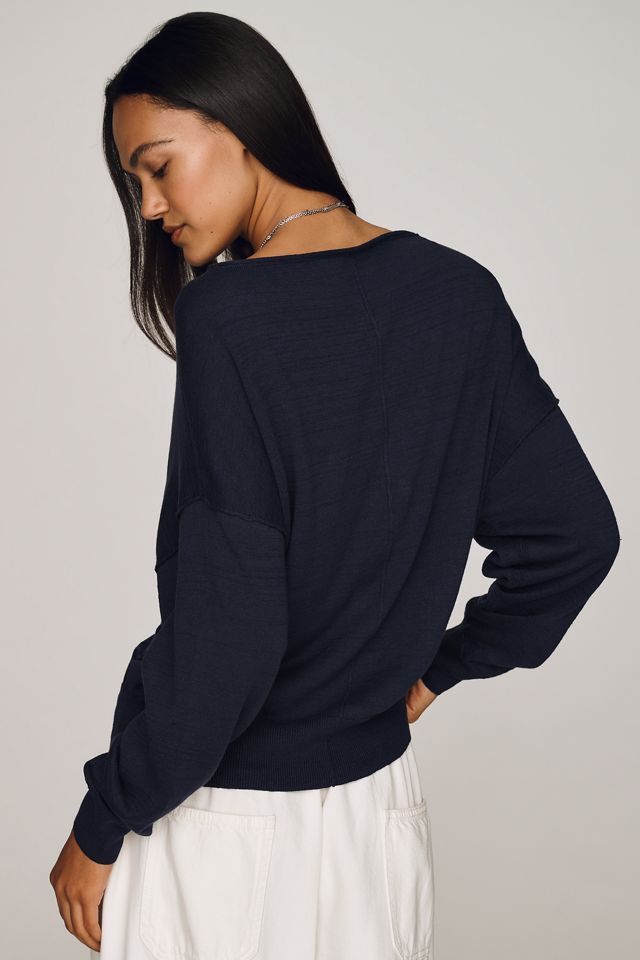 By Anthropologie Haley Cotton Linen Sweater #2