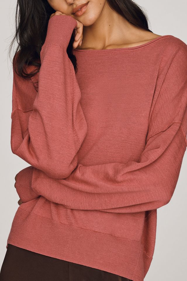 By Anthropologie Haley Cotton Linen Sweater #1
