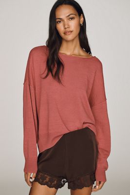 By Anthropologie Haley Cotton Linen Sweater