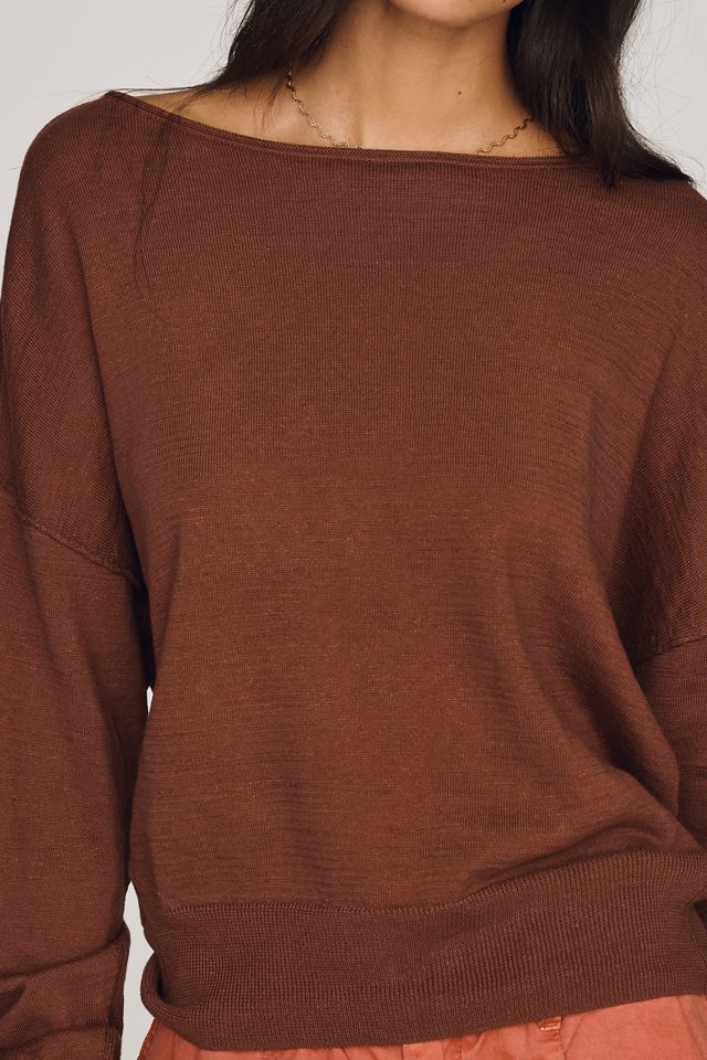 By Anthropologie Haley Cotton Linen Sweater #6