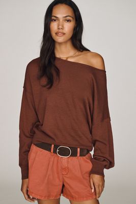By Anthropologie Haley Cotton Linen Sweater