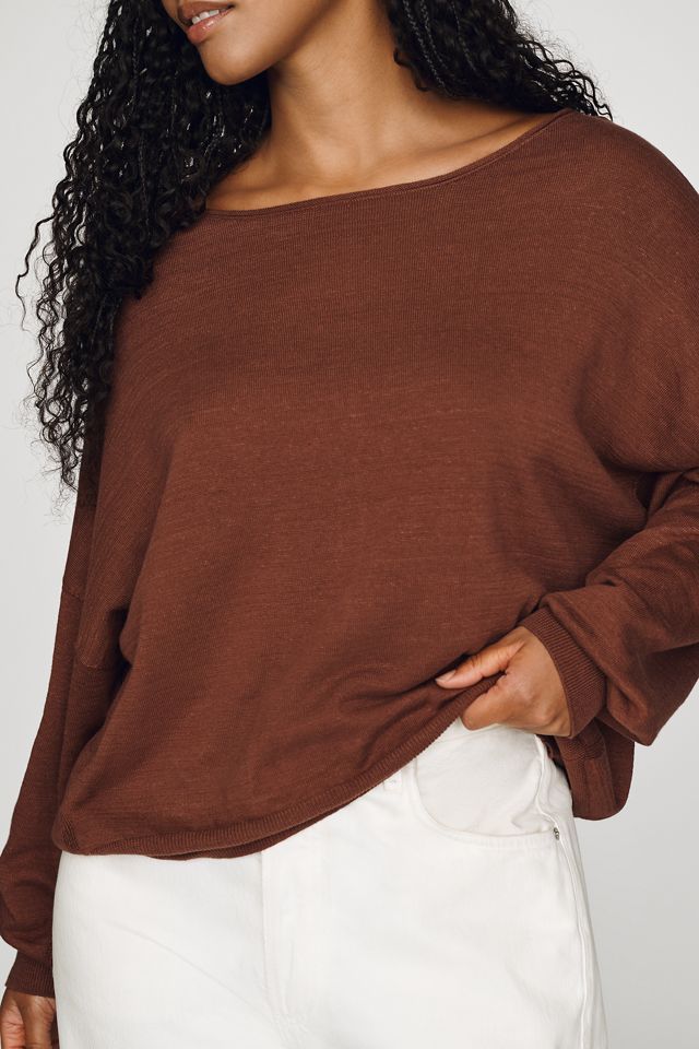 By Anthropologie Haley Cotton Linen Sweater #1