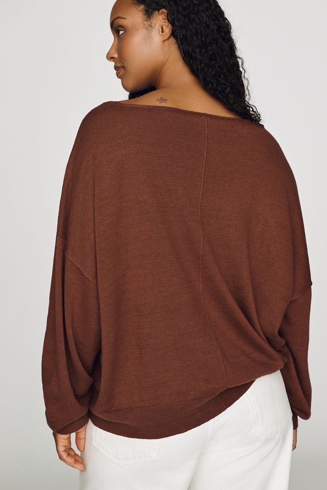 By Anthropologie Haley Cotton Linen Sweater #2
