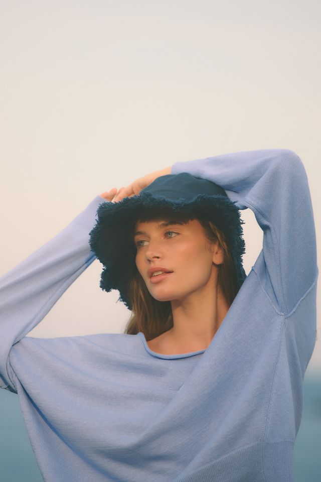 By Anthropologie Haley Cotton Linen Sweater #2