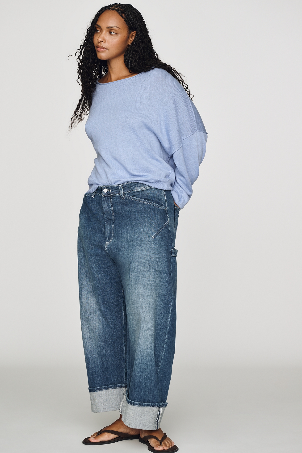 By Anthropologie Haley Cotton Linen Sweater