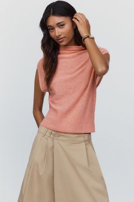 By Anthropologie Cowl Mock-Neck Sweater