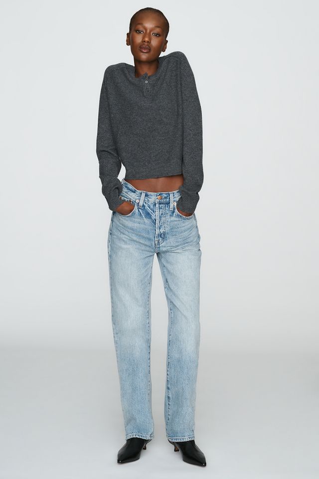 Maeve Wool Cashmere Henley Sweater #3