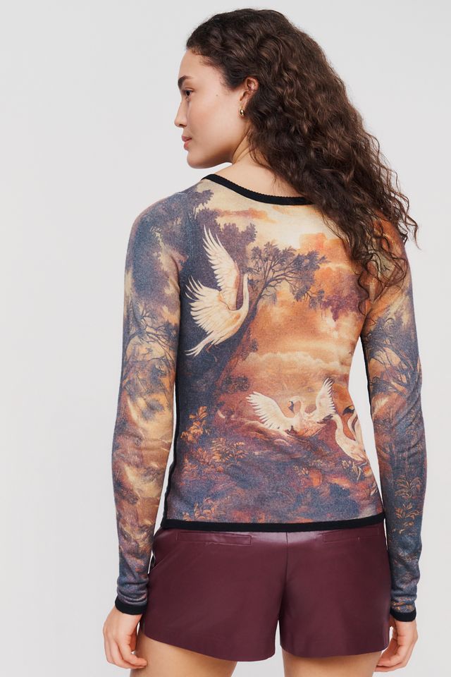 By Anthropologie Wool Blend Long Sleeve Top #2