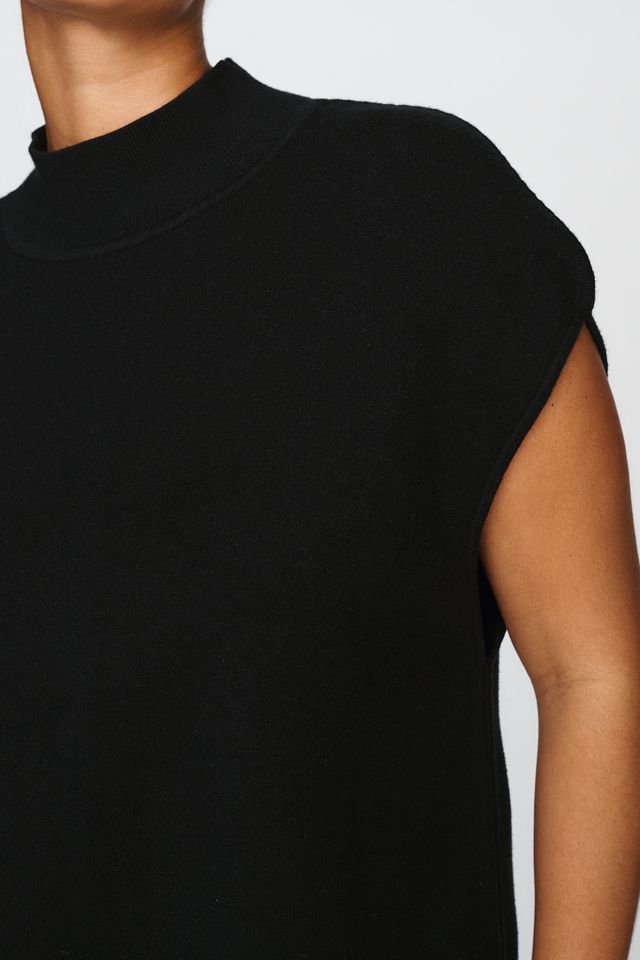 Maeve Mock Neck Cap Sleeve Sweater #6
