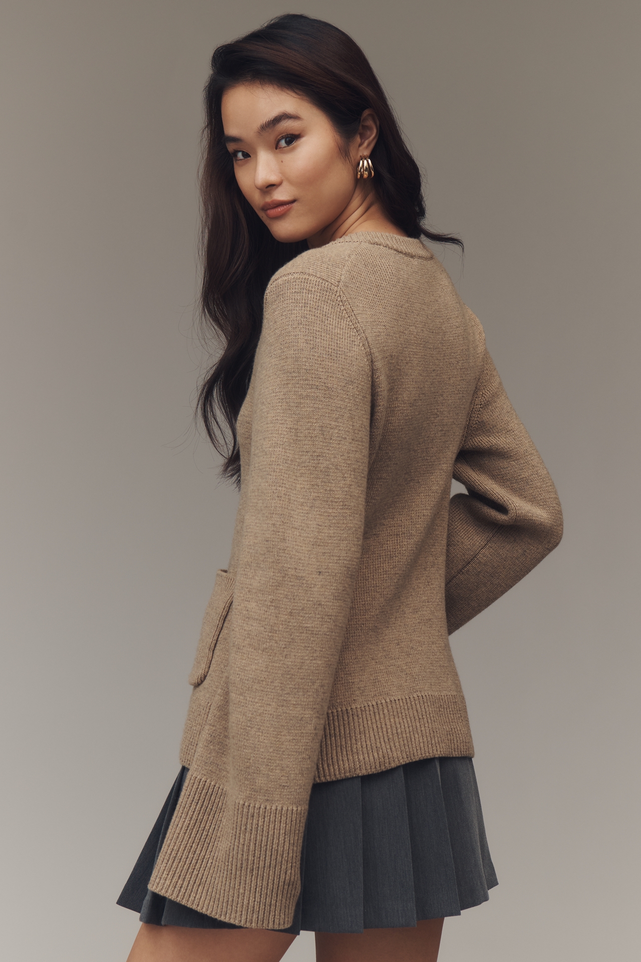 Pistola Dani Cinched-Waist Cardigan Sweater