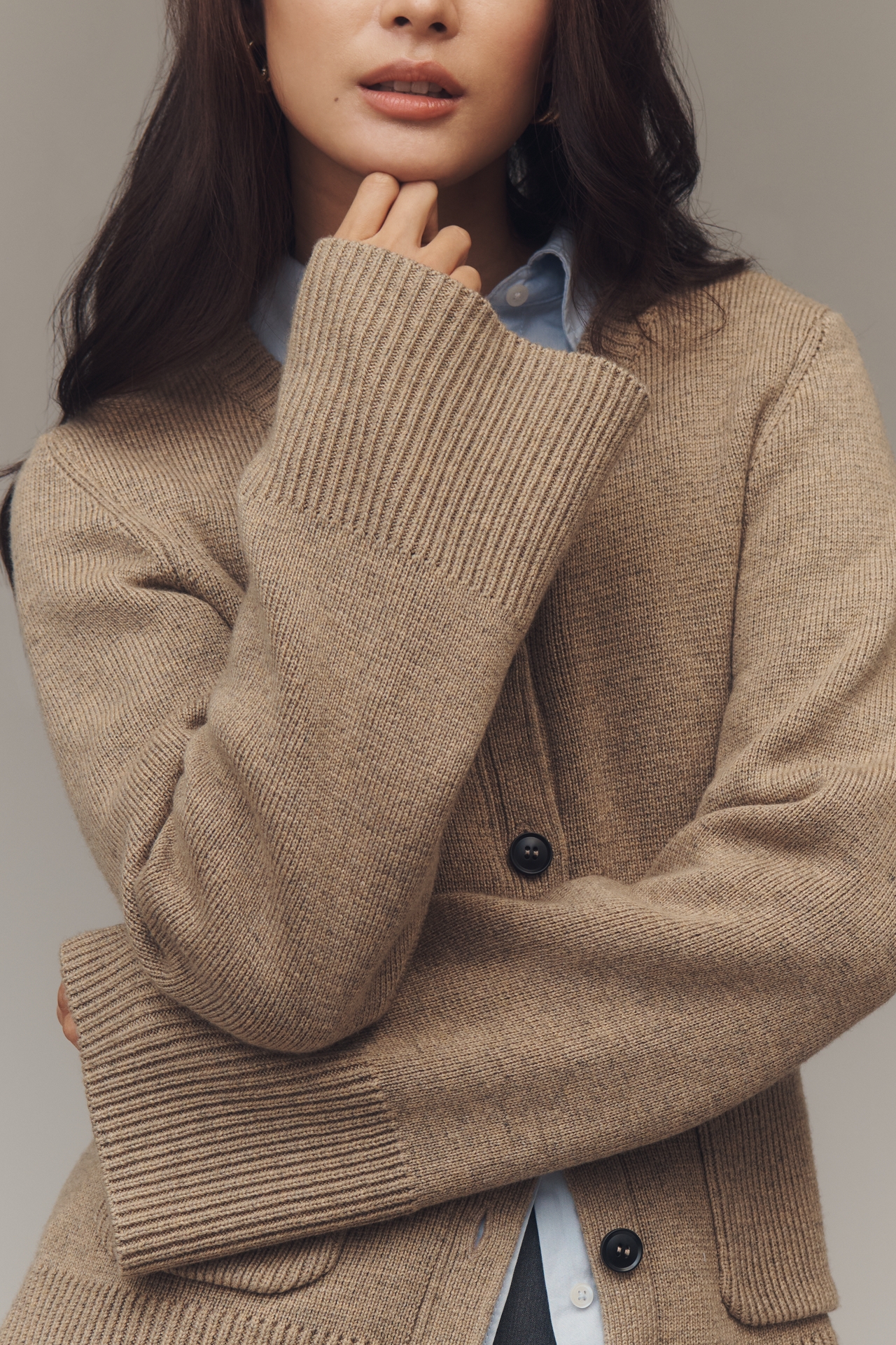Pistola Dani Cinched-Waist Cardigan Sweater