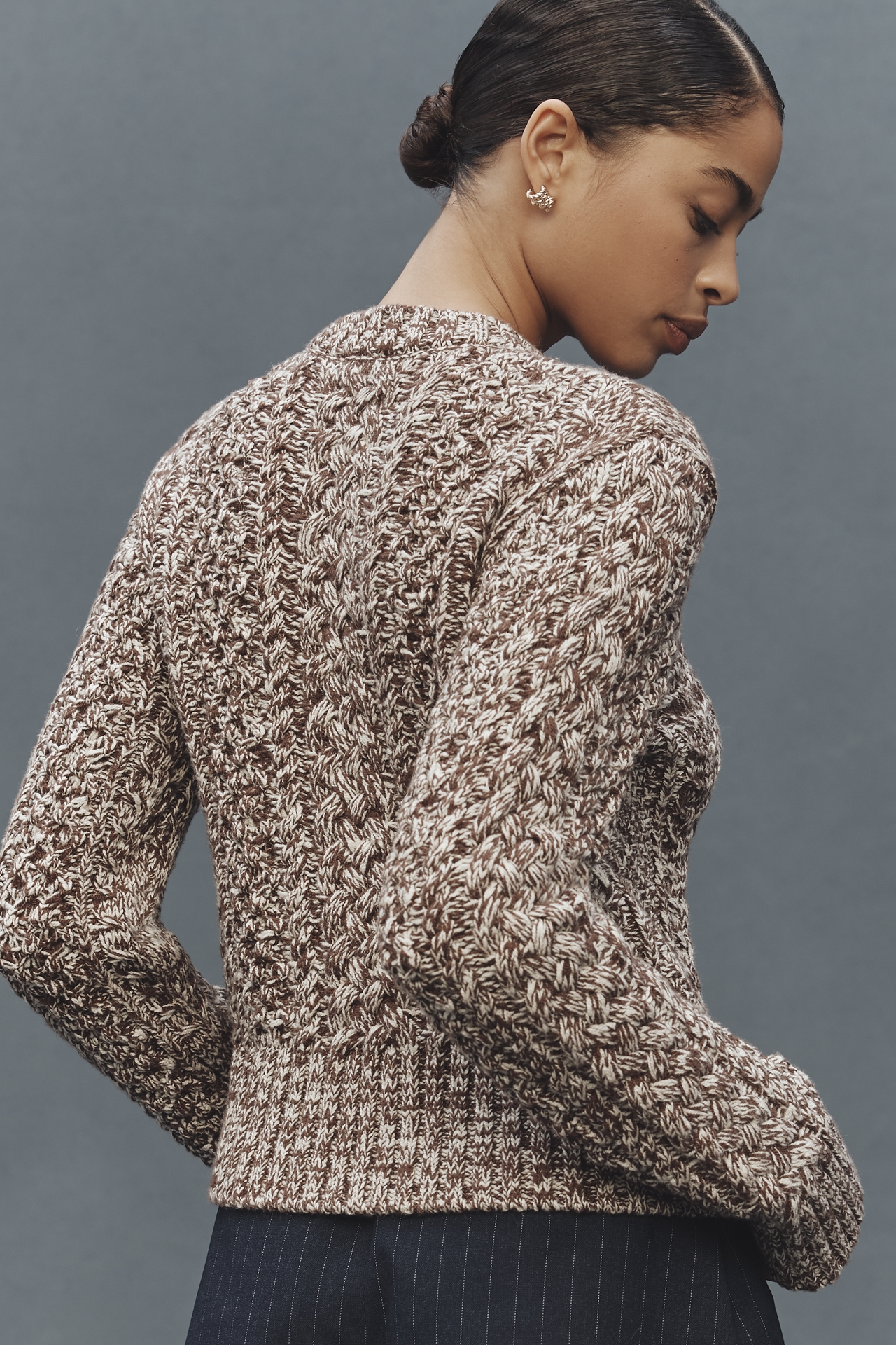 Pistola Quinn Long-Sleeve Crop Sweater