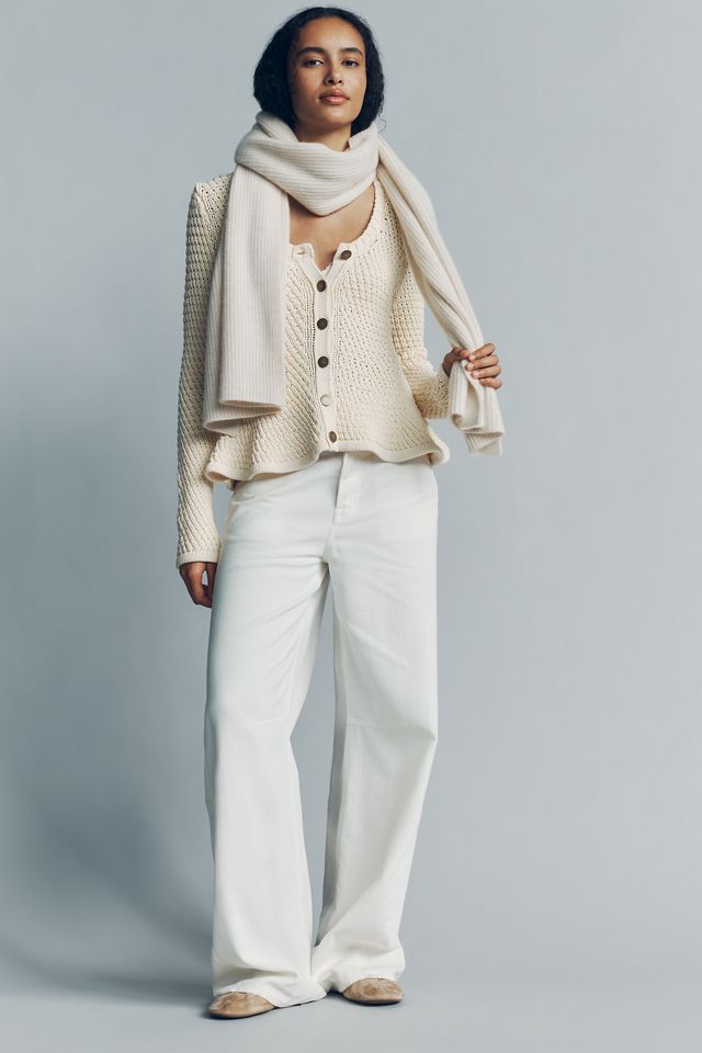 Pistola Elina Open Knit Peplum Cardigan #3