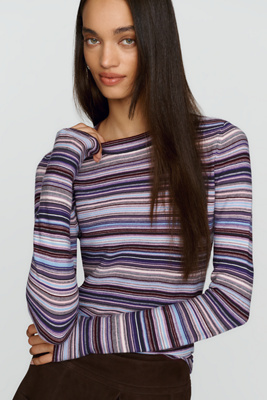 Pistola Madison 100% Cotton Crew Neck Sweater by Anthropologie
