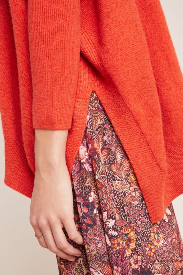 Angeline Cashmere Poncho #1