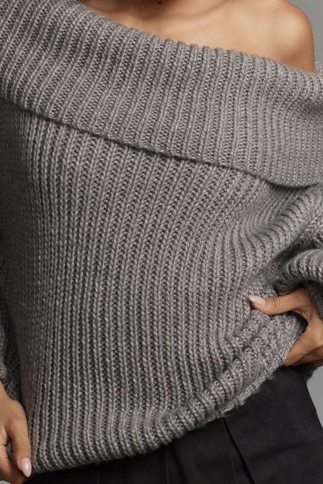 Mare Mare x Anthropologie Asymmetrical Foldover Sweater #1