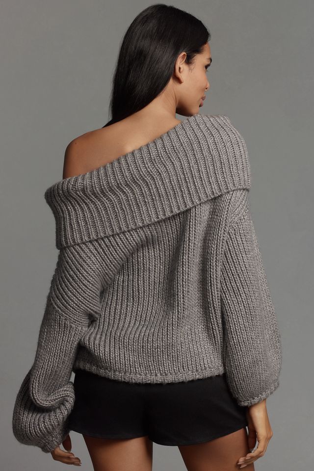 Mare Mare x Anthropologie Asymmetrical Foldover Sweater #2