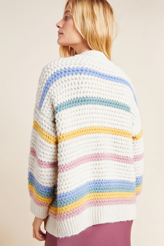 Candy Striped Cardigan #1