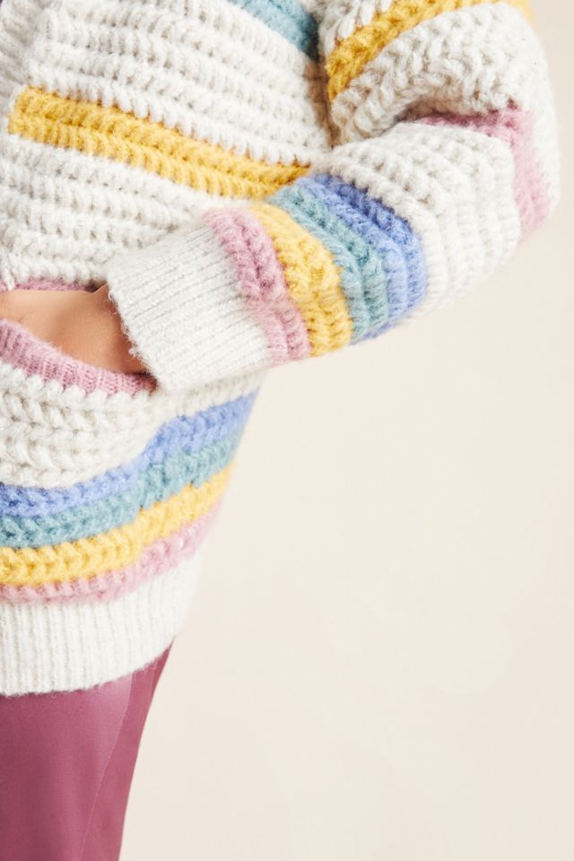 Candy Striped Cardigan #2