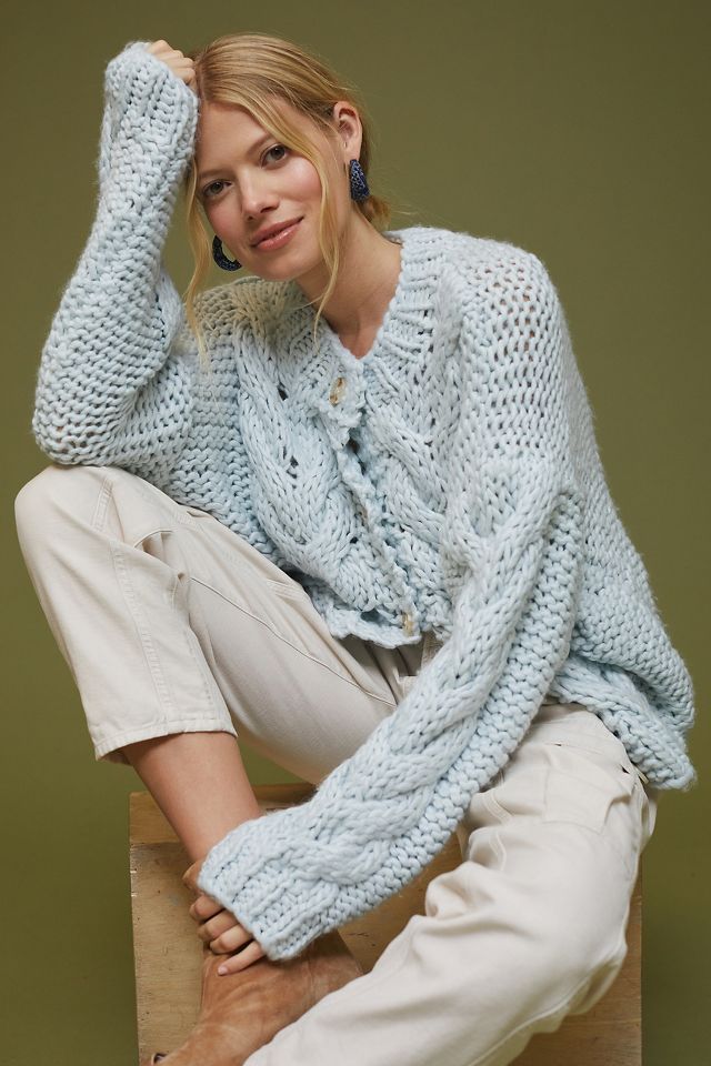 Cozy sale knit cardigan