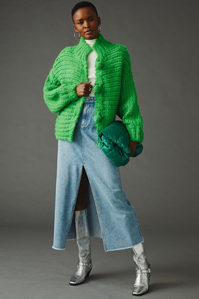 Little Lies Hand-Knit Pom Pom Cardigan #3