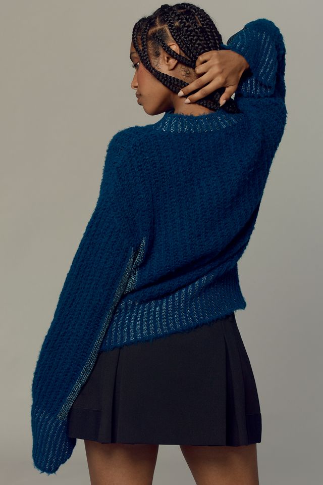Happy Sheep V-Neck Shine Pullover Sweater #2