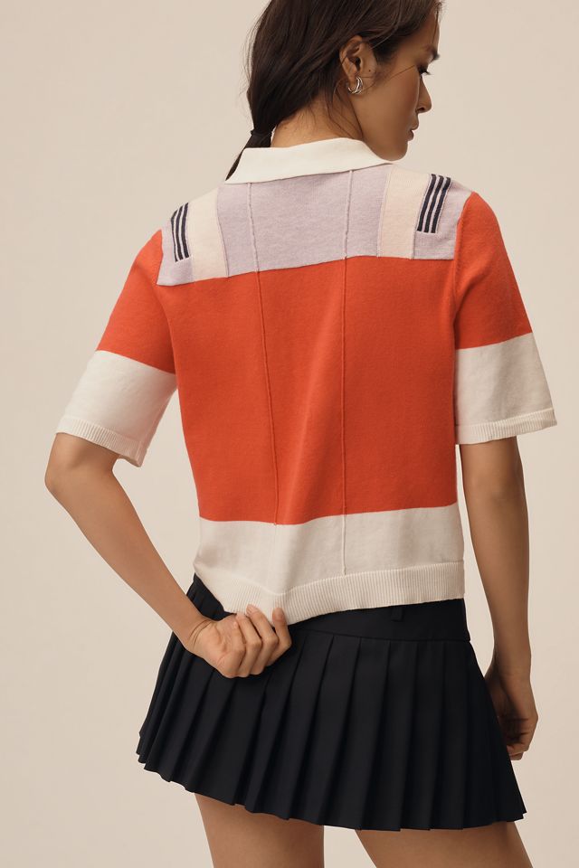 Happy Sheep Short-Sleeve Collared Polo Sweater #1