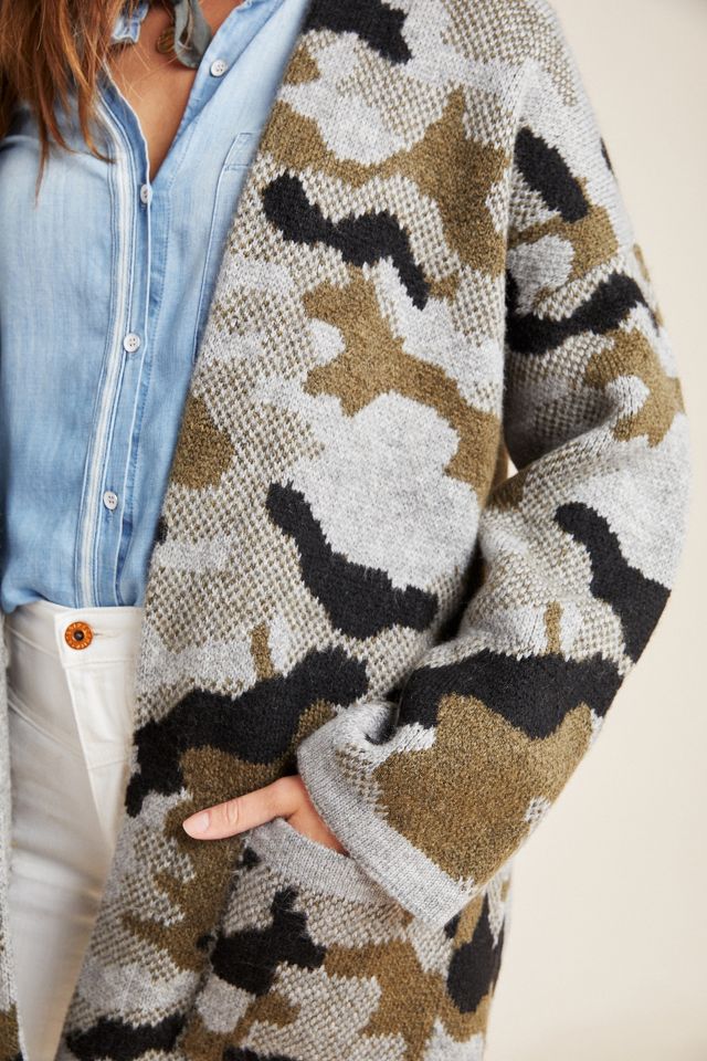 Vera Camo Cardigan