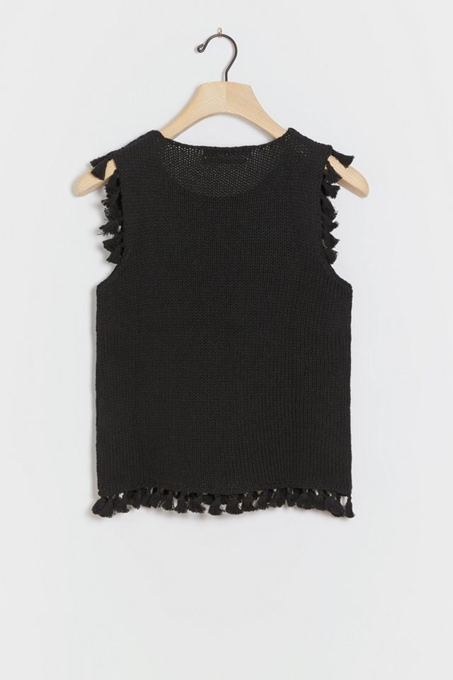 Daniela Tasseled Knit Tank #1
