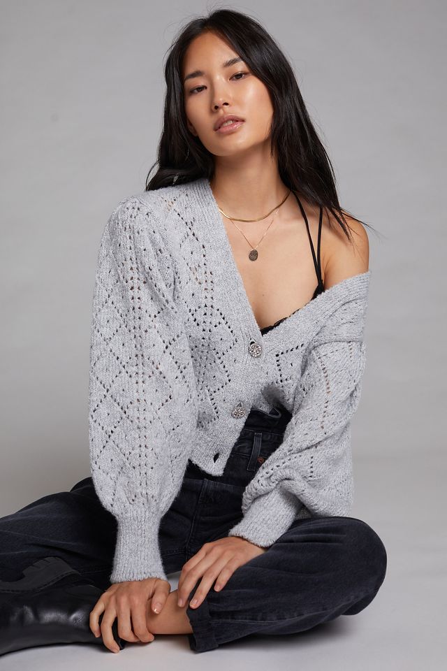 Cardigan pointelle 2025