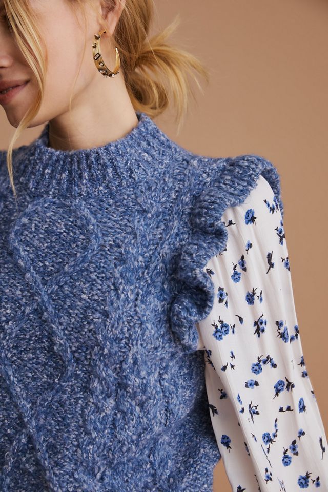 Maeve Layered Knitted Vest #1