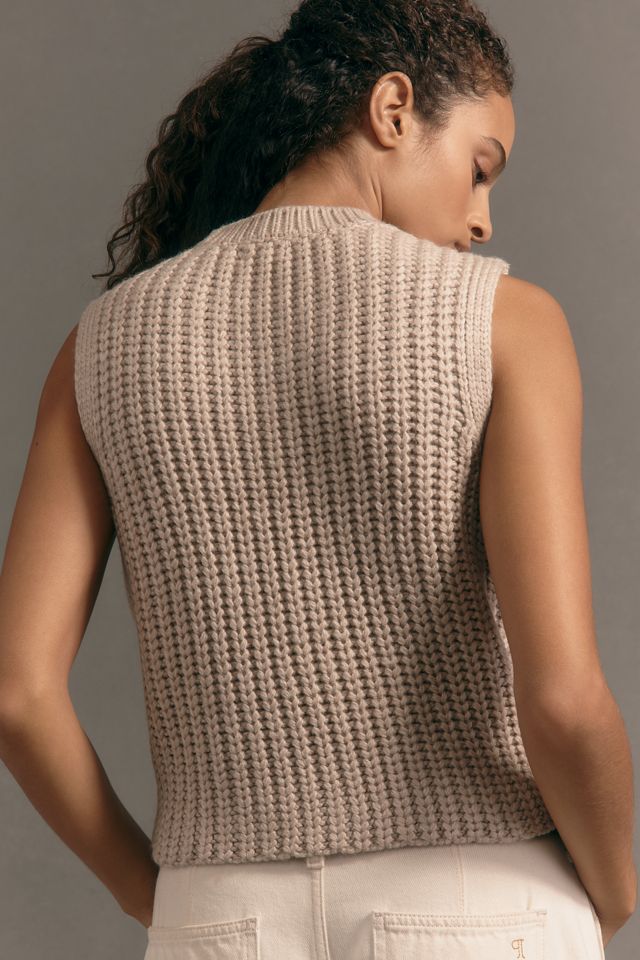 Pilcro Crew-Neck Metallic Muscle Sweater Vest #2