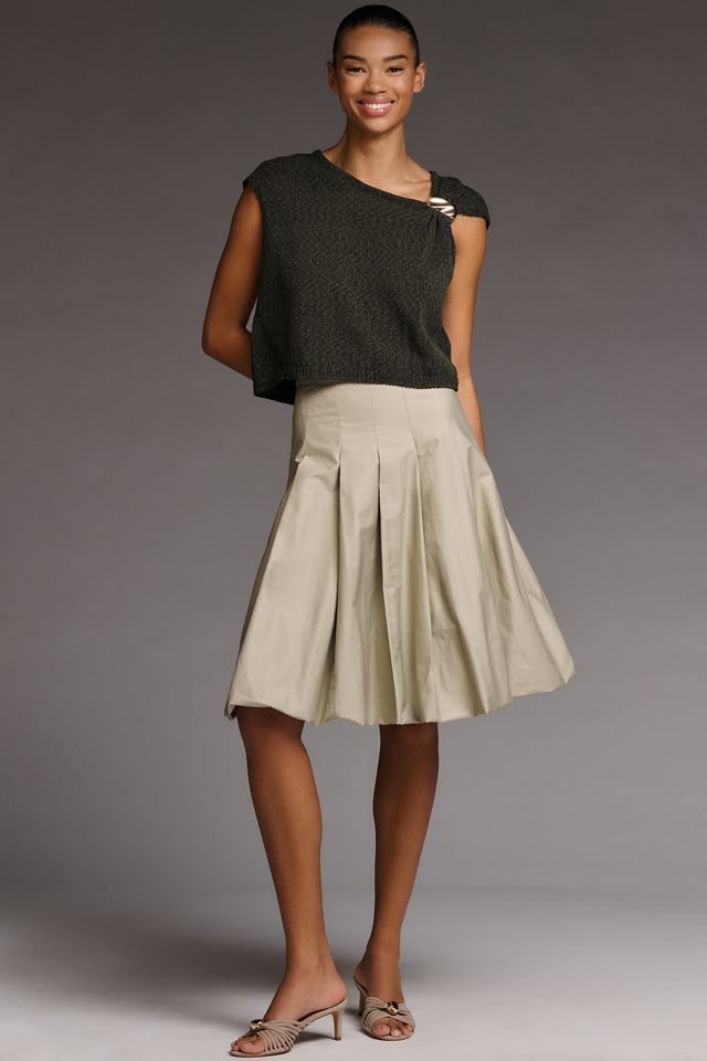By Anthropologie Asymmetric Hardware Sweater Tank #1