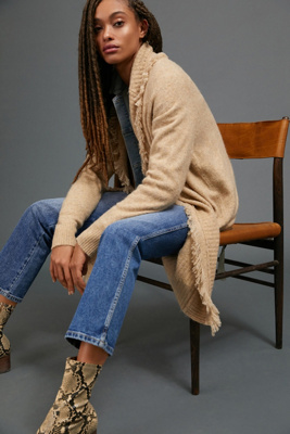 Elsa Fringed Cardigan | Anthropologie
