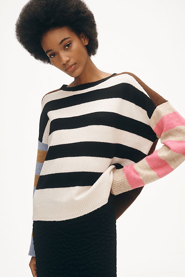 Colorblock Striped Sweater Colorblock Striped Sweater