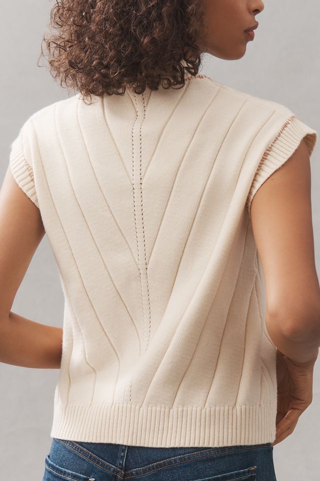 Central Park West Myra Mock-Neck Sweater Vest #2