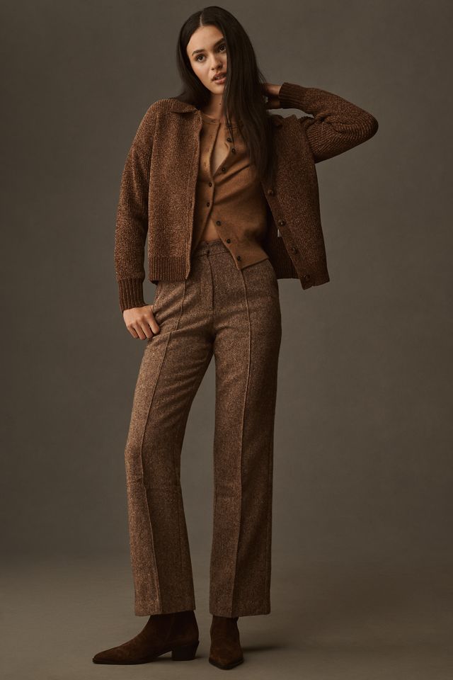 Central Park West Chenille Cardigan Sweater #1
