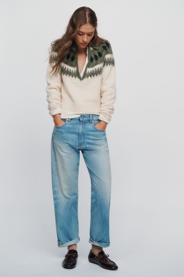Susana Monaco Wool Blend Fair Isle Pullover #4