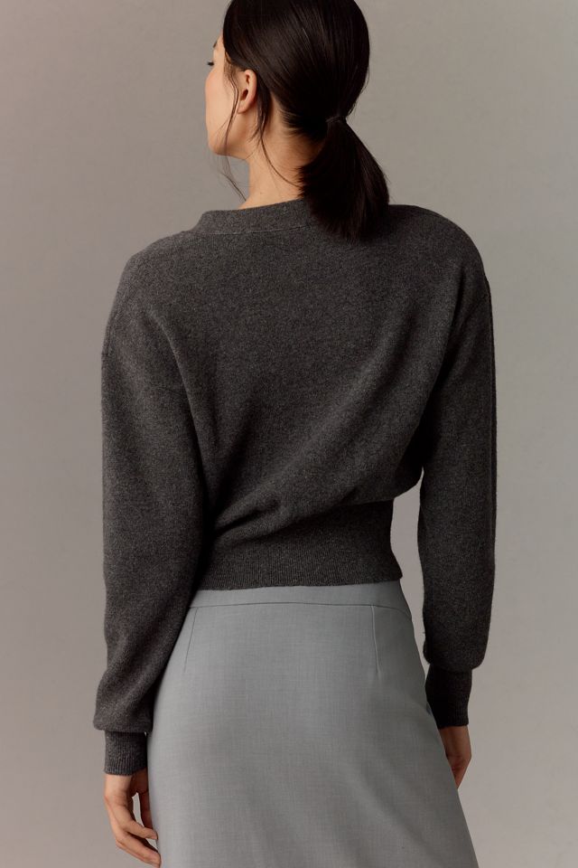 Grey Lab V-Neck Cardigan Sweater | Anthropologie