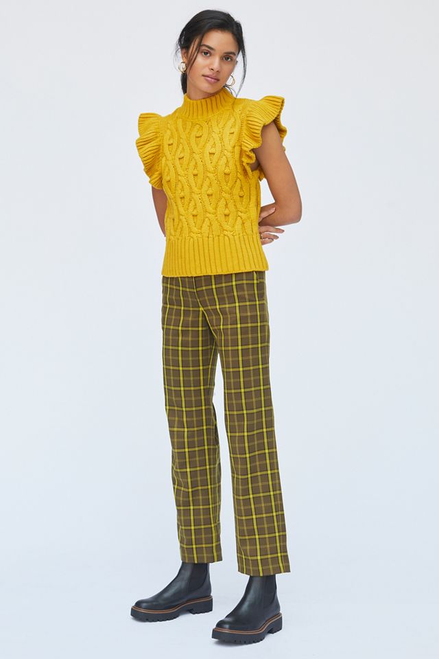 Flutter-Sleeved Sweater Vest #3